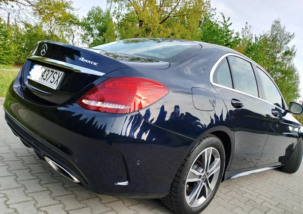 Mercedes-Benz Klasa C cena 112900 przebieg: 121000, rok produkcji 2018 z Myszków małe 781